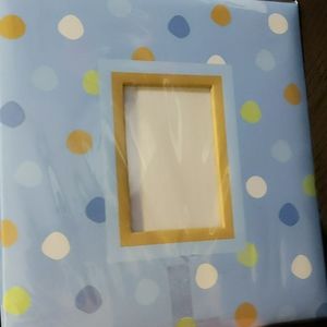 Thank Heaven for Little Boys premade baby scrapbook